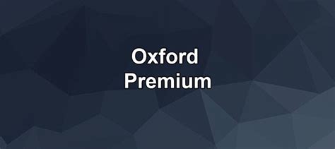 prñ|Oxford Premium